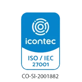 Logo de ISO 27001